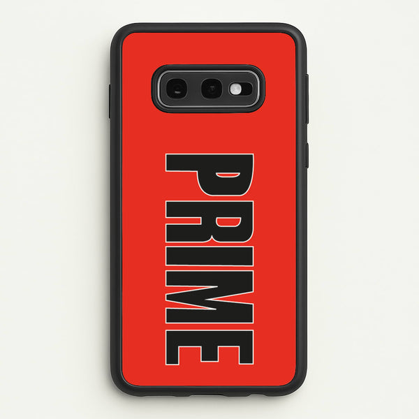 Prime - Red  - Prime Phone Case for Galaxy S10e
