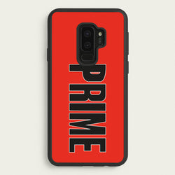 Prime - Red  - Prime Phone Case for Galaxy S9 Plus
