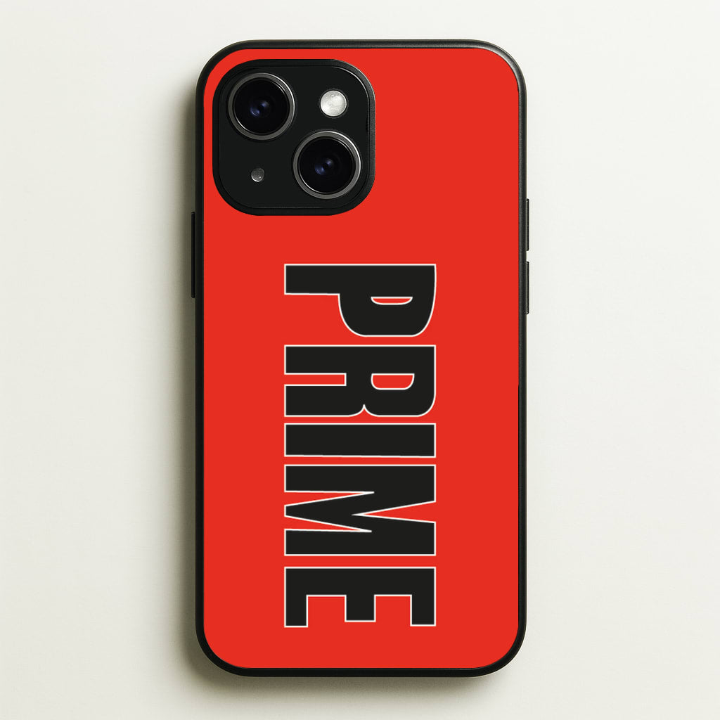Prime - Red  - Prime Phone Case for iPhone 14 Plus