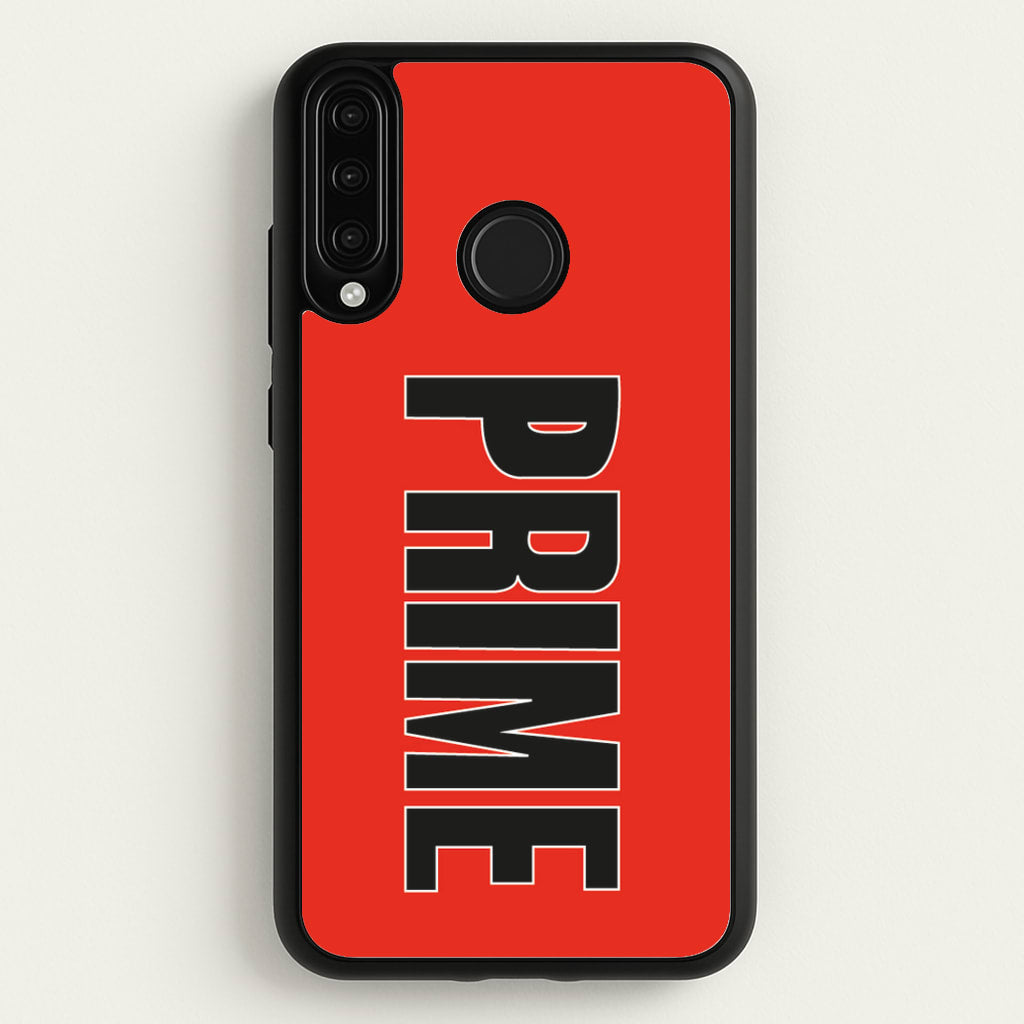 Prime - Red  - Prime Phone Case for Huawei P30 Lite
