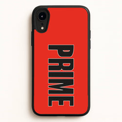 Prime - Red  - Prime Phone Case for iPhone XR