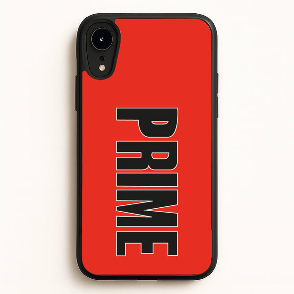 Prime - Red  - Prime Phone Case for iPhone XR