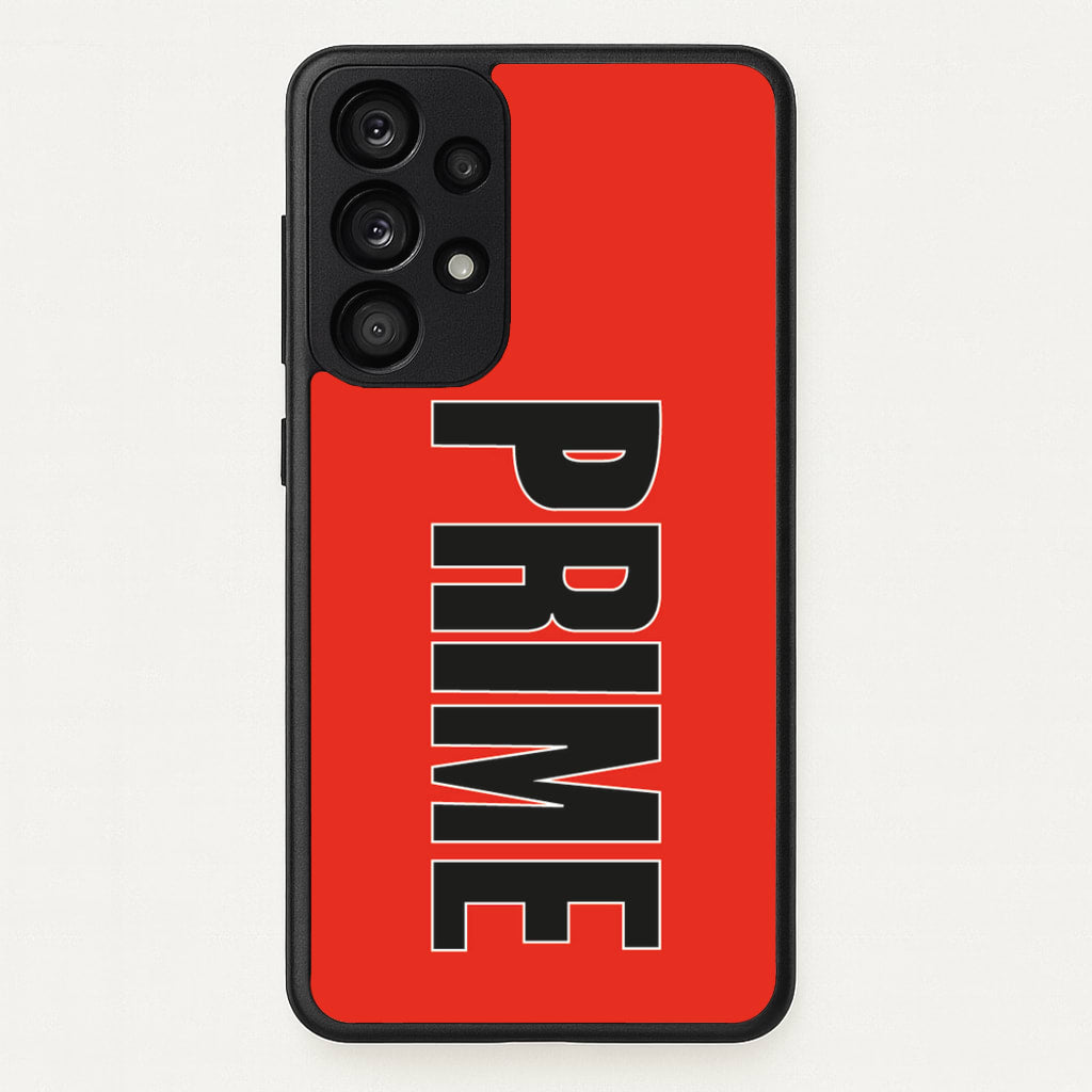 Prime - Red  - Prime Phone Case for Galaxy A33