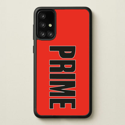 Prime - Red  - Prime Phone Case for Galaxy A71