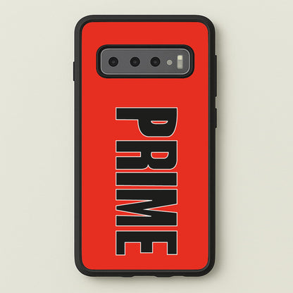 Prime - Red  - Prime Phone Case for Galaxy S10