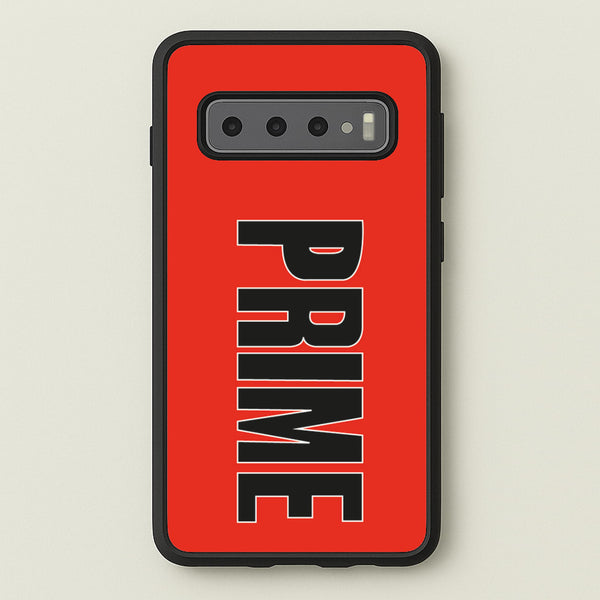Prime - Red  - Prime Phone Case for Galaxy S10