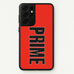 Prime - Red  - Prime Phone Case for Galaxy S21 Ultra
