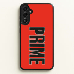 Prime - Red  - Prime Phone Case for Galaxy A34