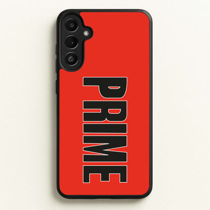 Prime - Red  - Prime Phone Case for Galaxy A34