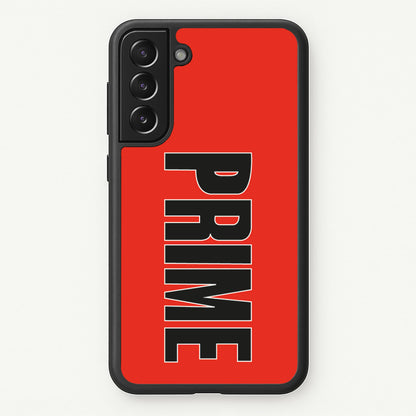 Prime - Red  - Prime Phone Case for Galaxy S22