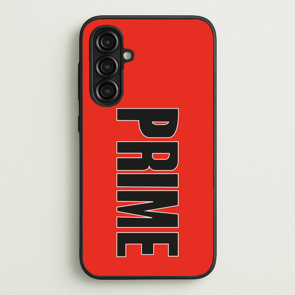 Prime - Red  - Prime Phone Case for Galaxy A16