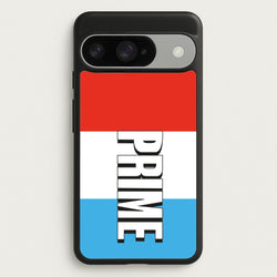 Prime - White And Red Phone Case for Google Pixel 10 / 10 Pro