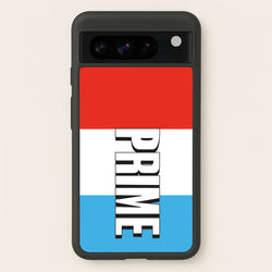 Prime - White And Red  - Prime Phone Case for Google Pixel 8 Pro