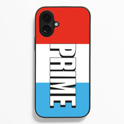 Prime - White And Red  - Prime Phone Case for iPhone 16 Plus