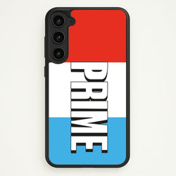 Prime - White And Red  - Prime Phone Case for Galaxy S23