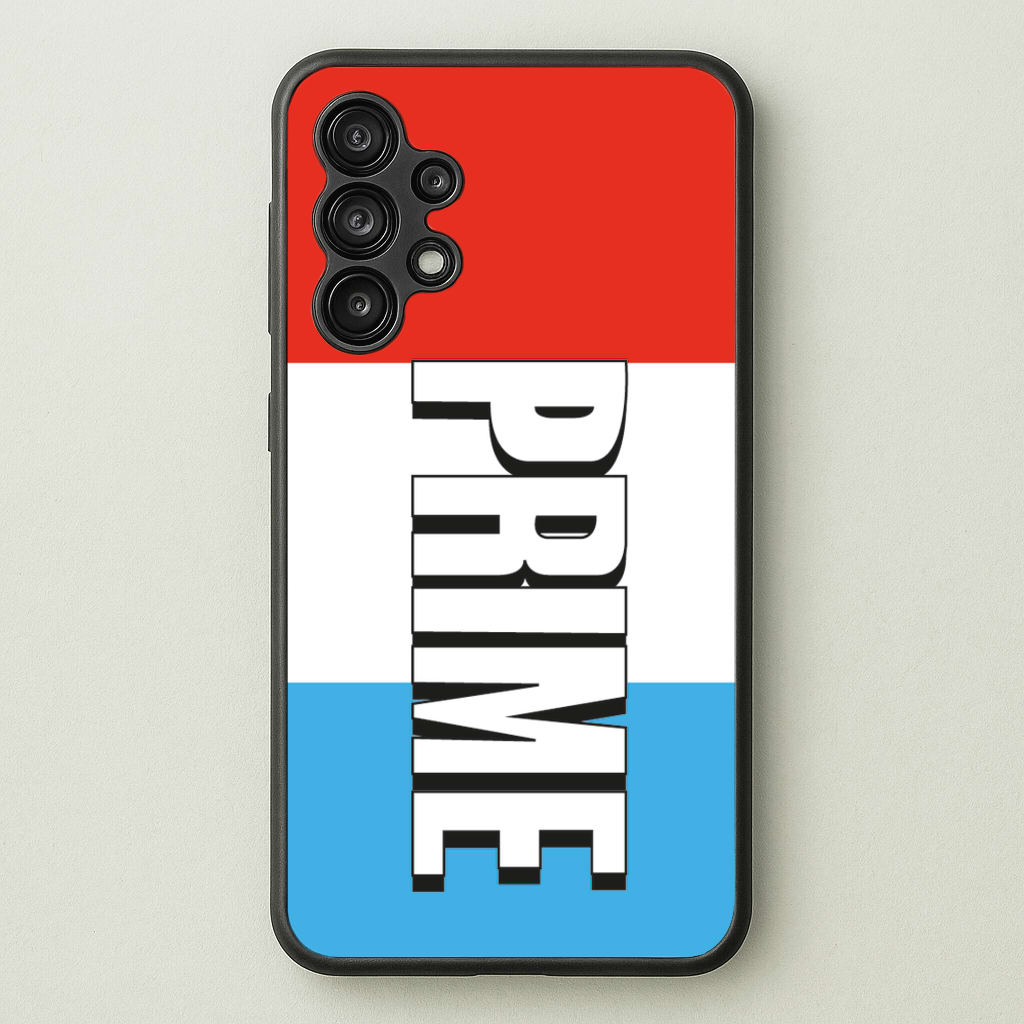 Prime - White And Red  - Prime Phone Case for Galaxy A13