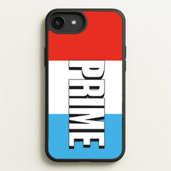 Prime - White And Red  - Prime Phone Case for iPhone 6 Plus / 7 Plus / 8 Plus