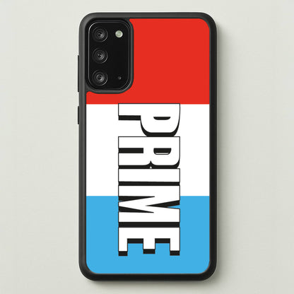Prime - White And Red  - Prime Phone Case for Galaxy Note 20