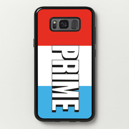 Prime - White And Red  - Prime Phone Case for Galaxy S8 Plus