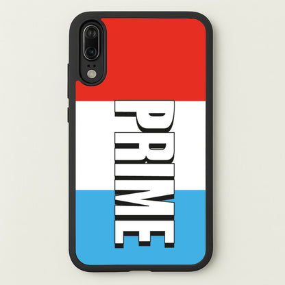 Prime - White And Red  - Prime Phone Case for Huawei P20