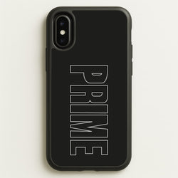 Prime - Black  - Prime Phone Case for iPhone X / XS