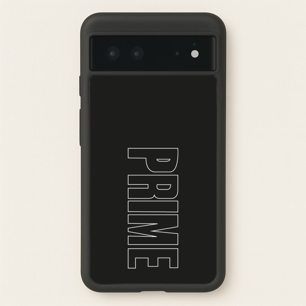 Prime - Black  - Prime Phone Case for Google Pixel 6