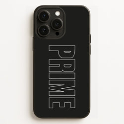 Prime - Black  - Prime Phone Case for iPhone 12 Pro Max