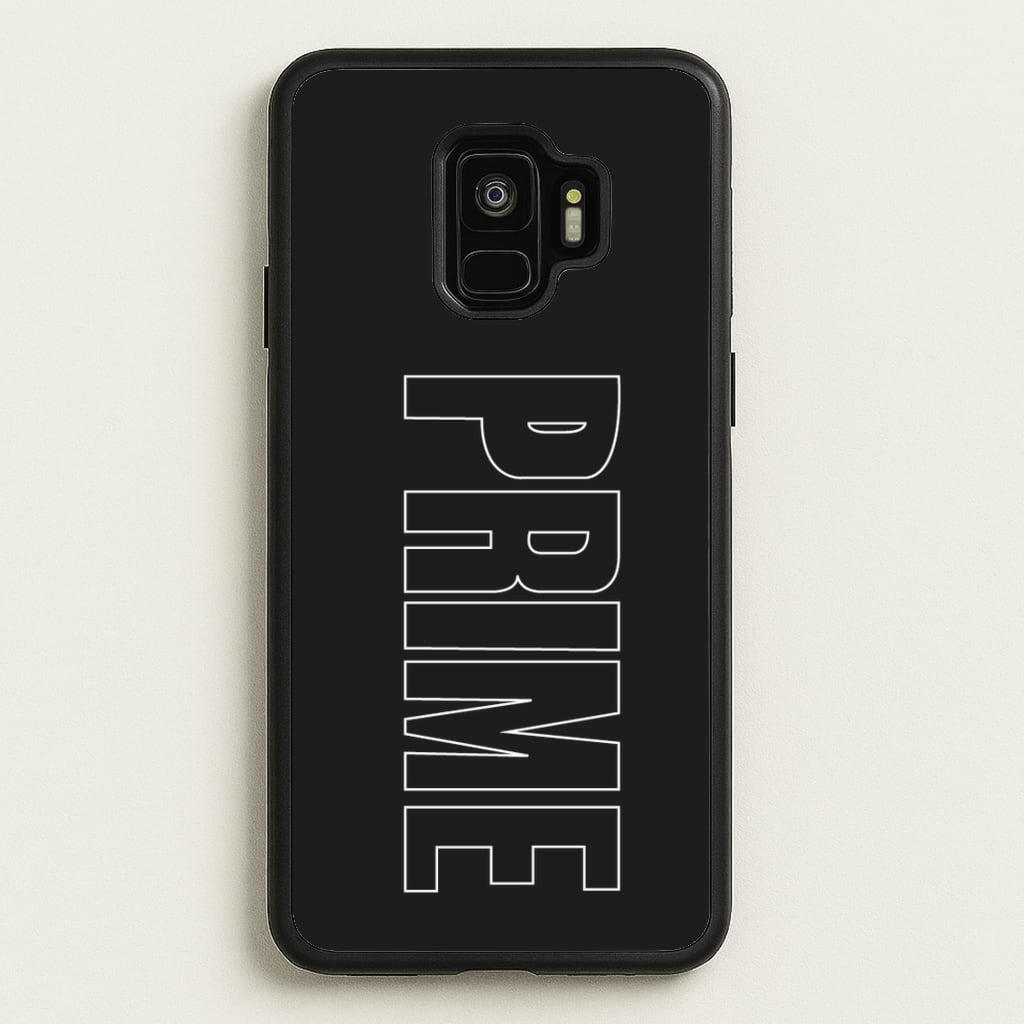 Prime - Black  - Prime Phone Case for Galaxy S9