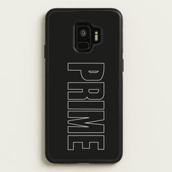 Prime - Black  - Prime Phone Case for Galaxy S9