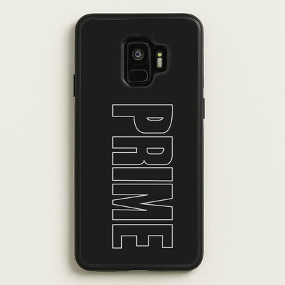 Prime - Black  - Prime Phone Case for Galaxy S9