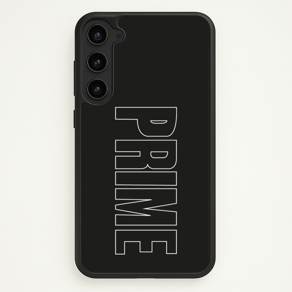 Prime - Black  - Prime Phone Case for Galaxy S23