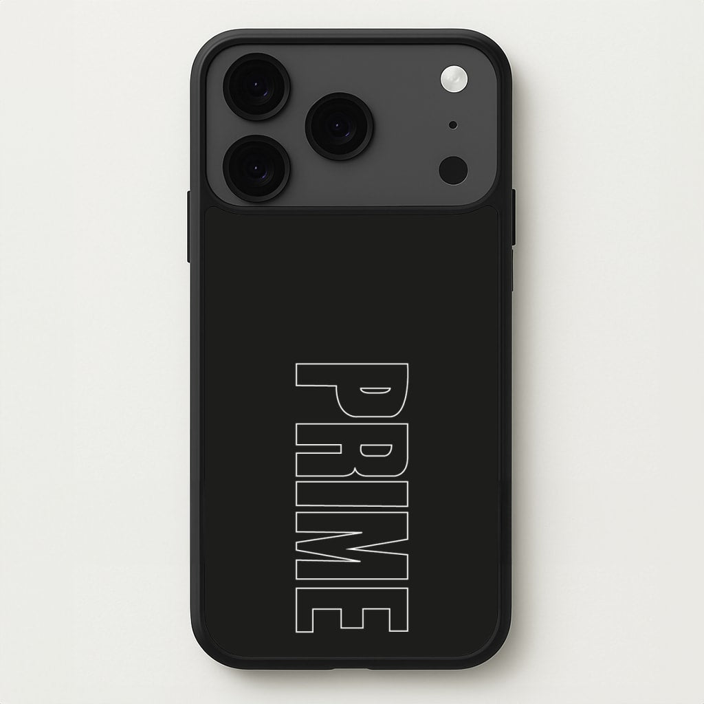 Prime - Black Phone Case for iPhone 17 Pro Max