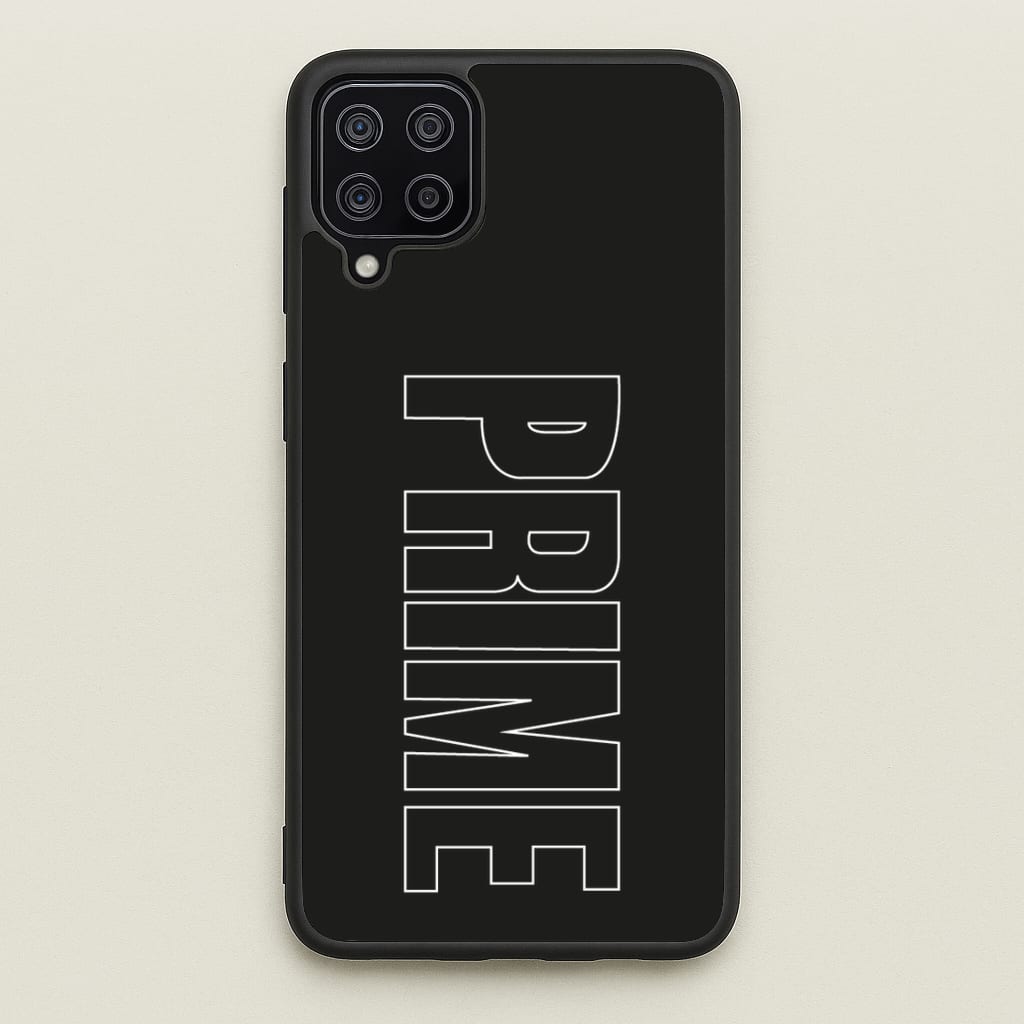 Prime - Black  - Prime Phone Case for Galaxy A12