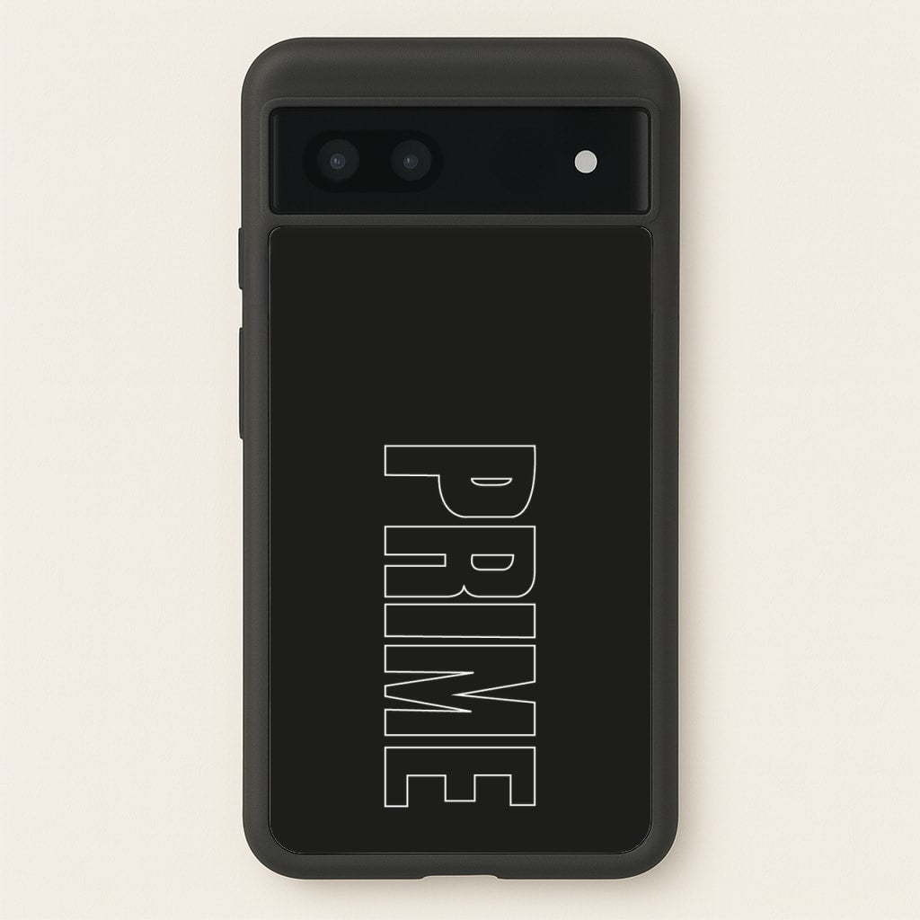 Prime - Black  - Prime Phone Case for Google Pixel 6a