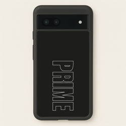 Prime - Black  - Prime Phone Case for Google Pixel 6a