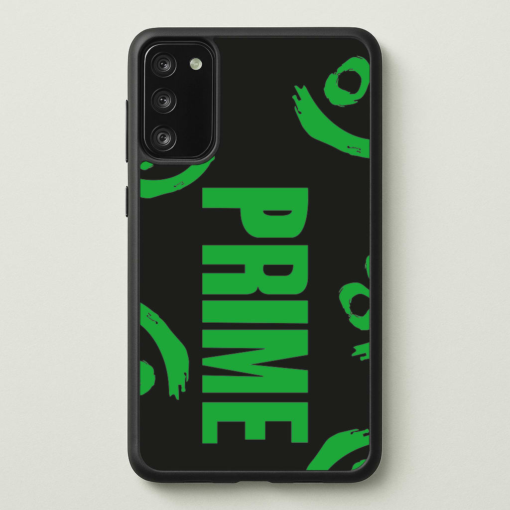 Prime - Green And Black  - Prime Phone Case for Galaxy A41