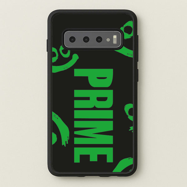 Prime - Green And Black  - Prime Phone Case for Galaxy S10
