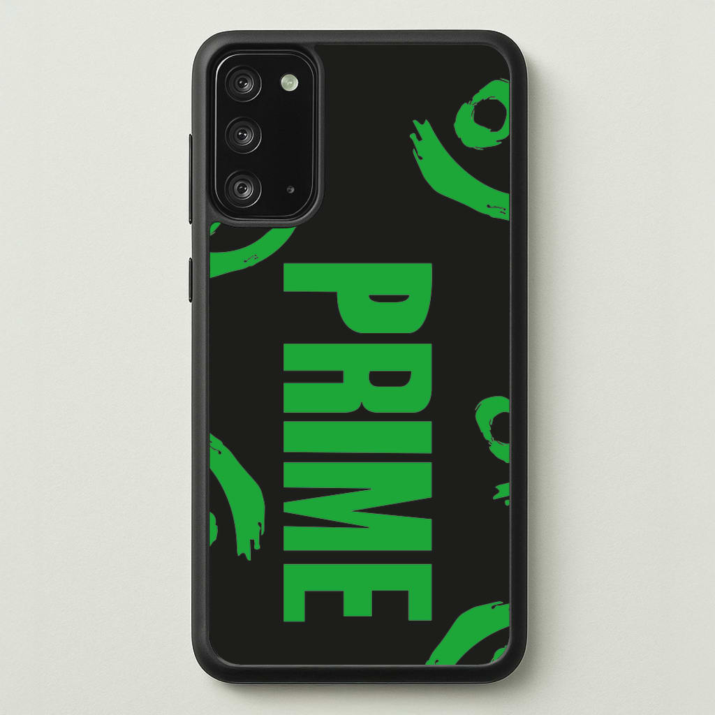 Prime - Green And Black  - Prime Phone Case for Galaxy Note 20