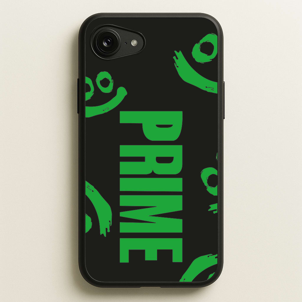 Prime - Green And Black  - Prime Phone Case for iPhone 16e