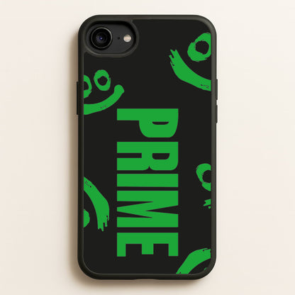 Prime - Green And Black  - Prime Phone Case for iPhone 6 / 7 / 8 / SE