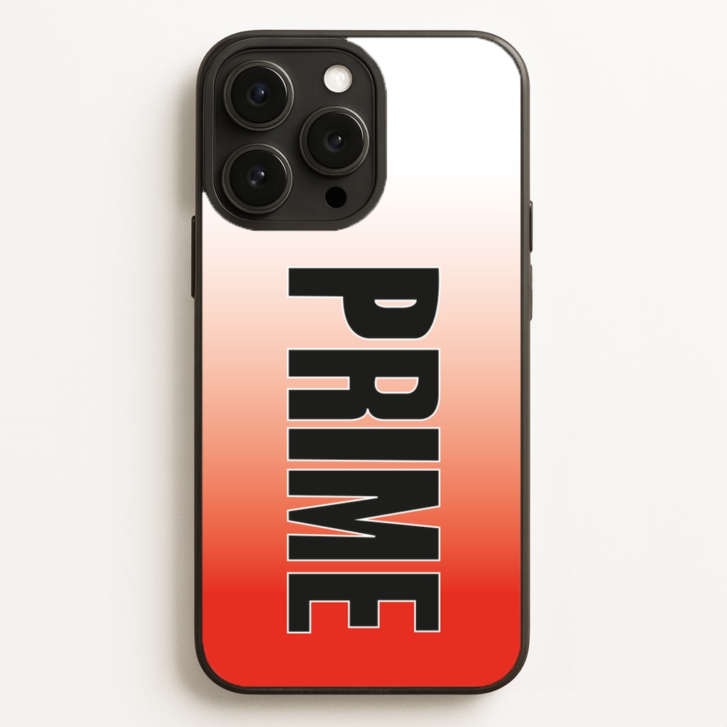 Prime - Red Gradient Phone Case