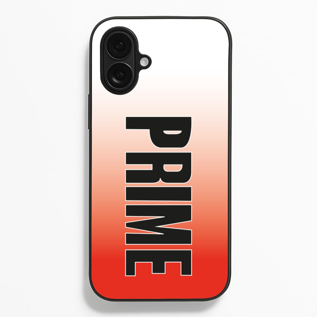Prime - Red Gradient  - Prime Phone Case for iPhone 16 Plus