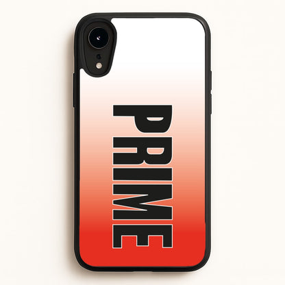 Prime - Red Gradient  - Prime Phone Case for iPhone XR