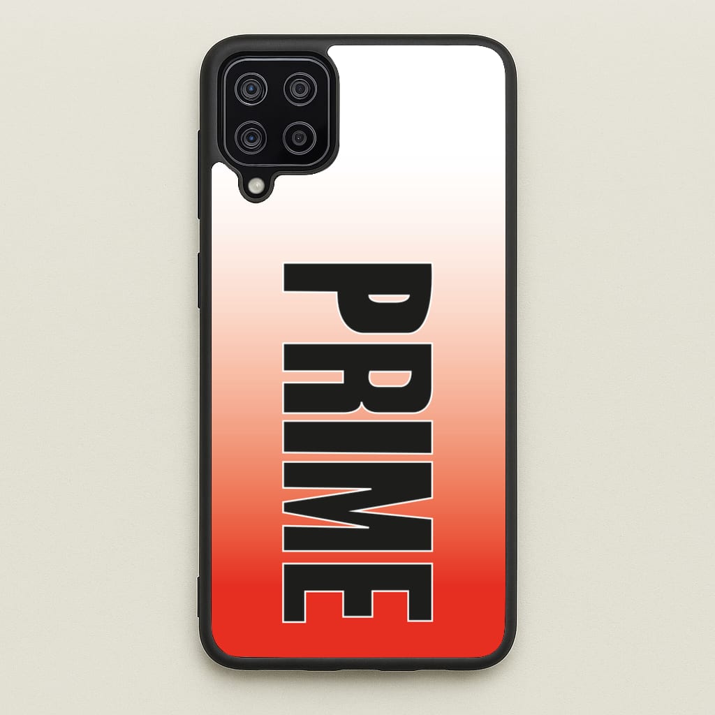 Prime - Red Gradient  - Prime Phone Case for Galaxy A12