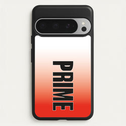 Prime - Red Gradient  - Prime Phone Case for Google Pixel 9 Pro XL