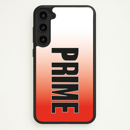 Prime - Red Gradient  - Prime Phone Case for Galaxy S23 Plus