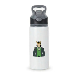 With Horns Active Water Bottle - Black