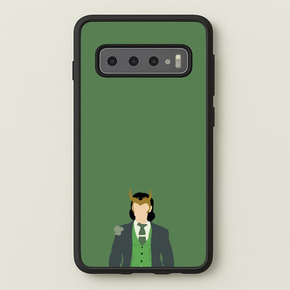 With Horns  - Loki Phone Case for Galaxy S10
