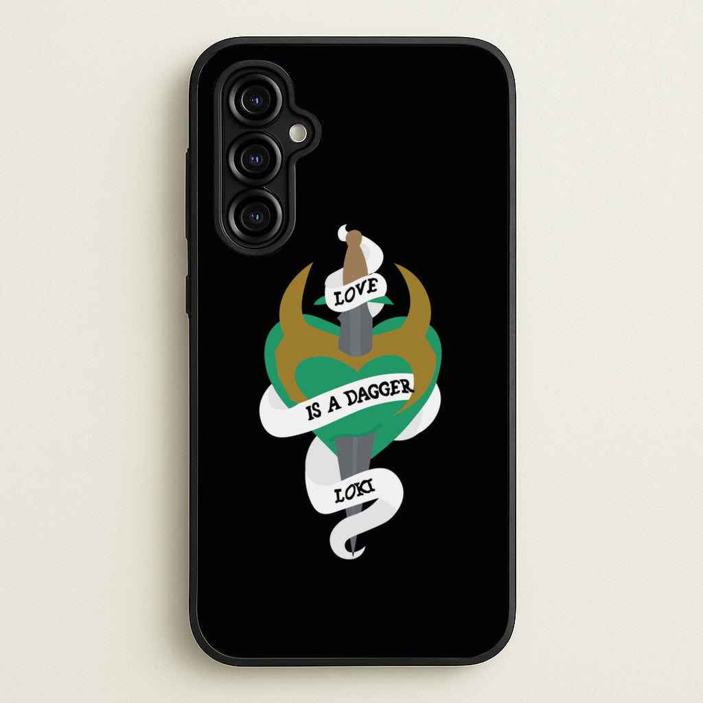 Love Is A Dagger  - Loki Phone Case for Galaxy A54