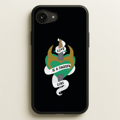 Love Is A Dagger  - Loki Phone Case for iPhone 16e